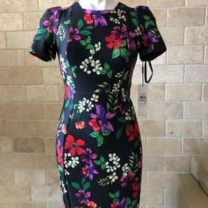 Calvin Klein Scuba Floral Dress